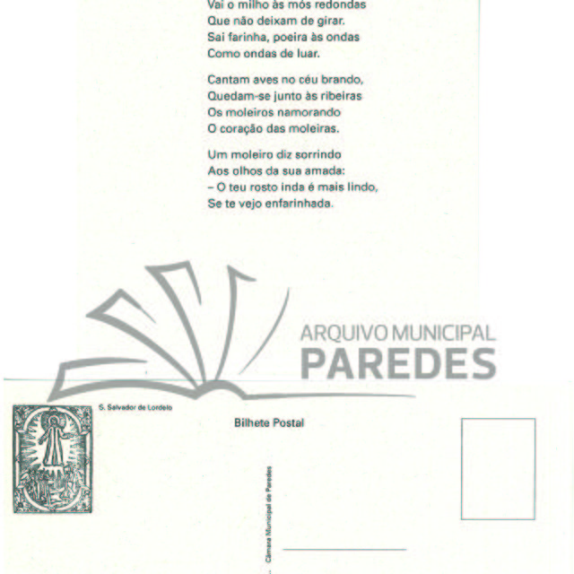 Postal comemorativo Padre Moreira das Neves - Lordelo