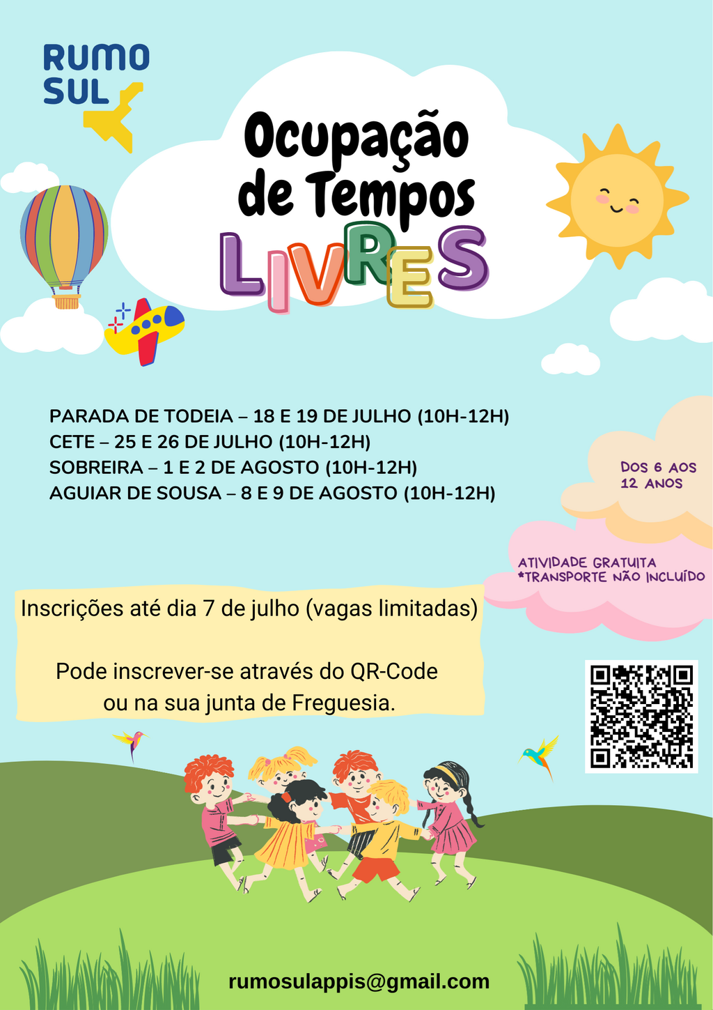 Programa de “Ocupação de Tempos Livres” - Verão