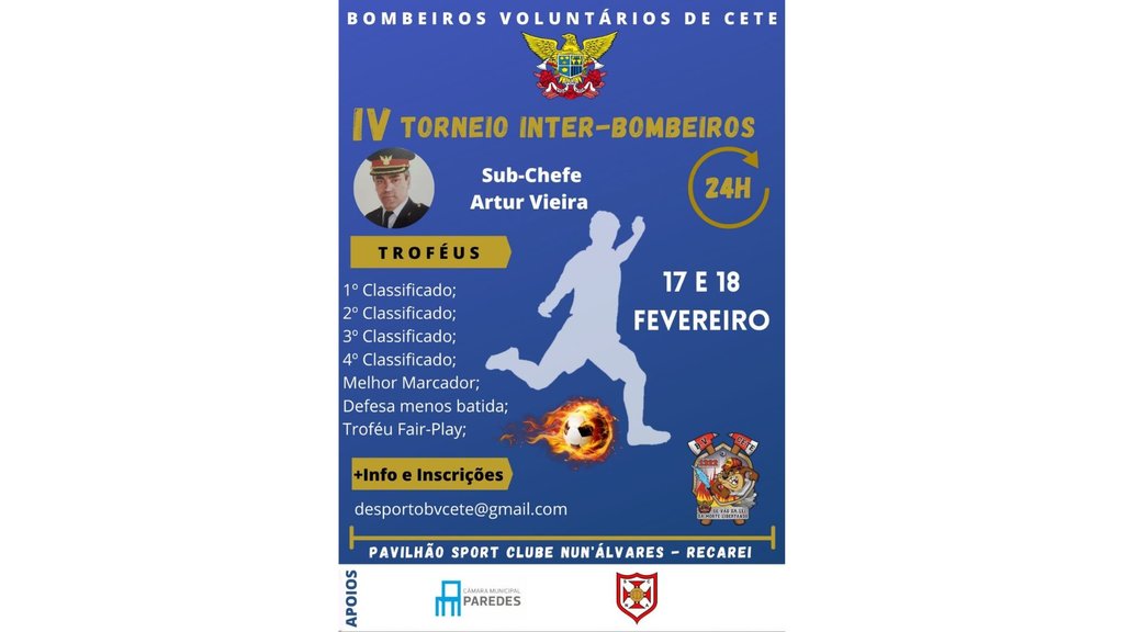 IV Torneio Futsal Inter-Bombeiros