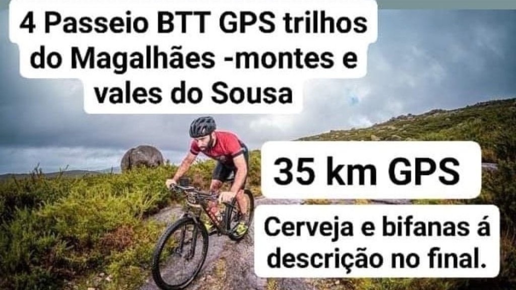 4º Passeio BTT Trilhos GPS Trilhos do Magalhães - Montes e Vales do Sousa