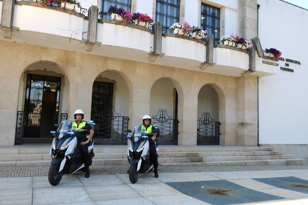 Município de Paredes reforça frota da Polícia Municipal com dois motociclos 