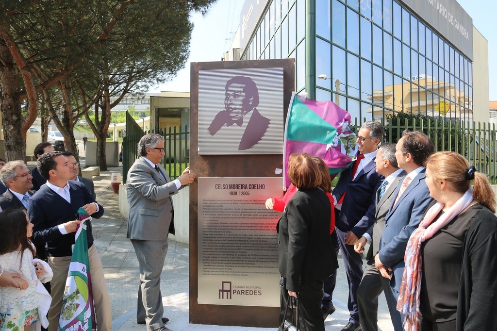 Câmara de Paredes inaugura Monumento de Homenagem a Celso Moreira Coelho