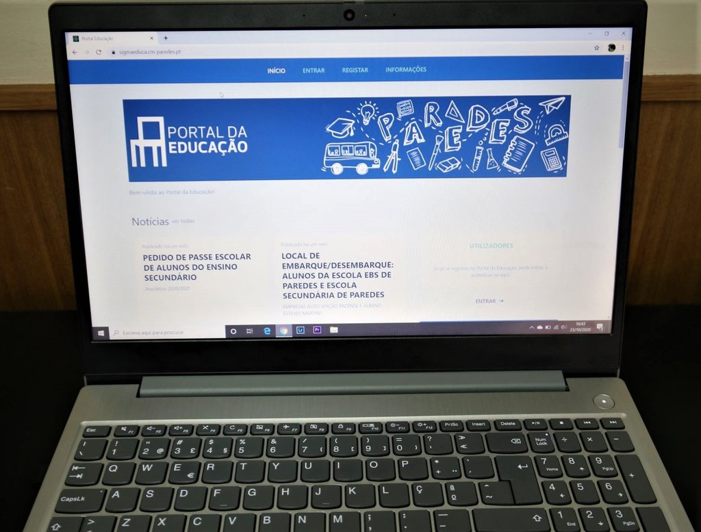 Município de Paredes relembra Encarregados de Educação para o registo no Portal da Educação