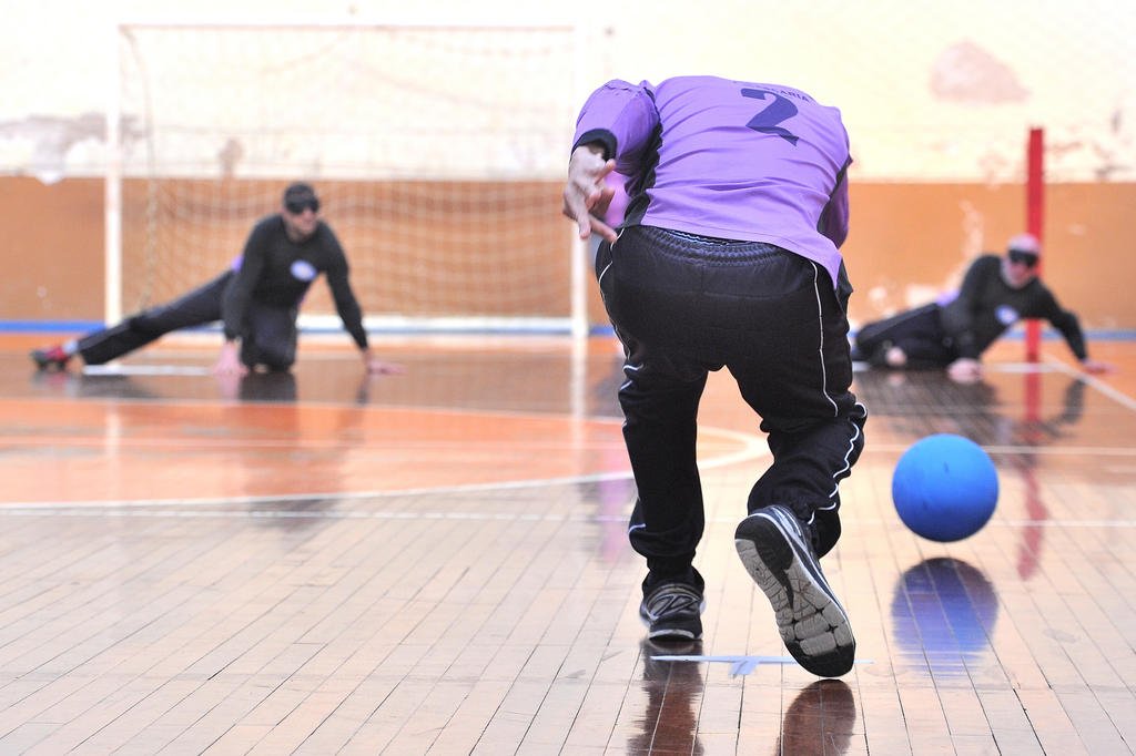 Pavilhão Rota dos Móveis recebe pela primeira vez a modalidade de Goalball 