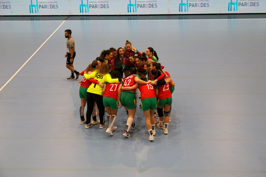 Portugal disputa jogo de qualificação para o Campeonato Europeu de Andebol Feminino contra a Chéq...