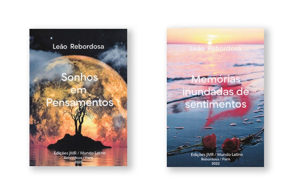 Leão Rebordosa apresenta livro duplo “Sonhos em Pensamentos” e “Memórias Inundadas de Sentimentos...