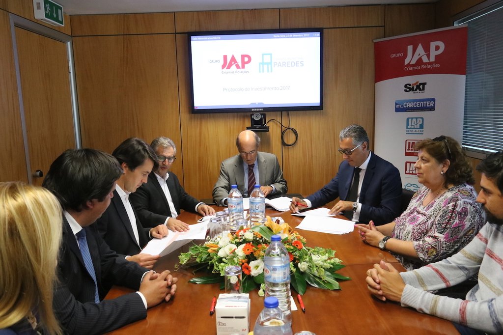 Câmara de Paredes assinou contrato de Investimento com Grupo JAP