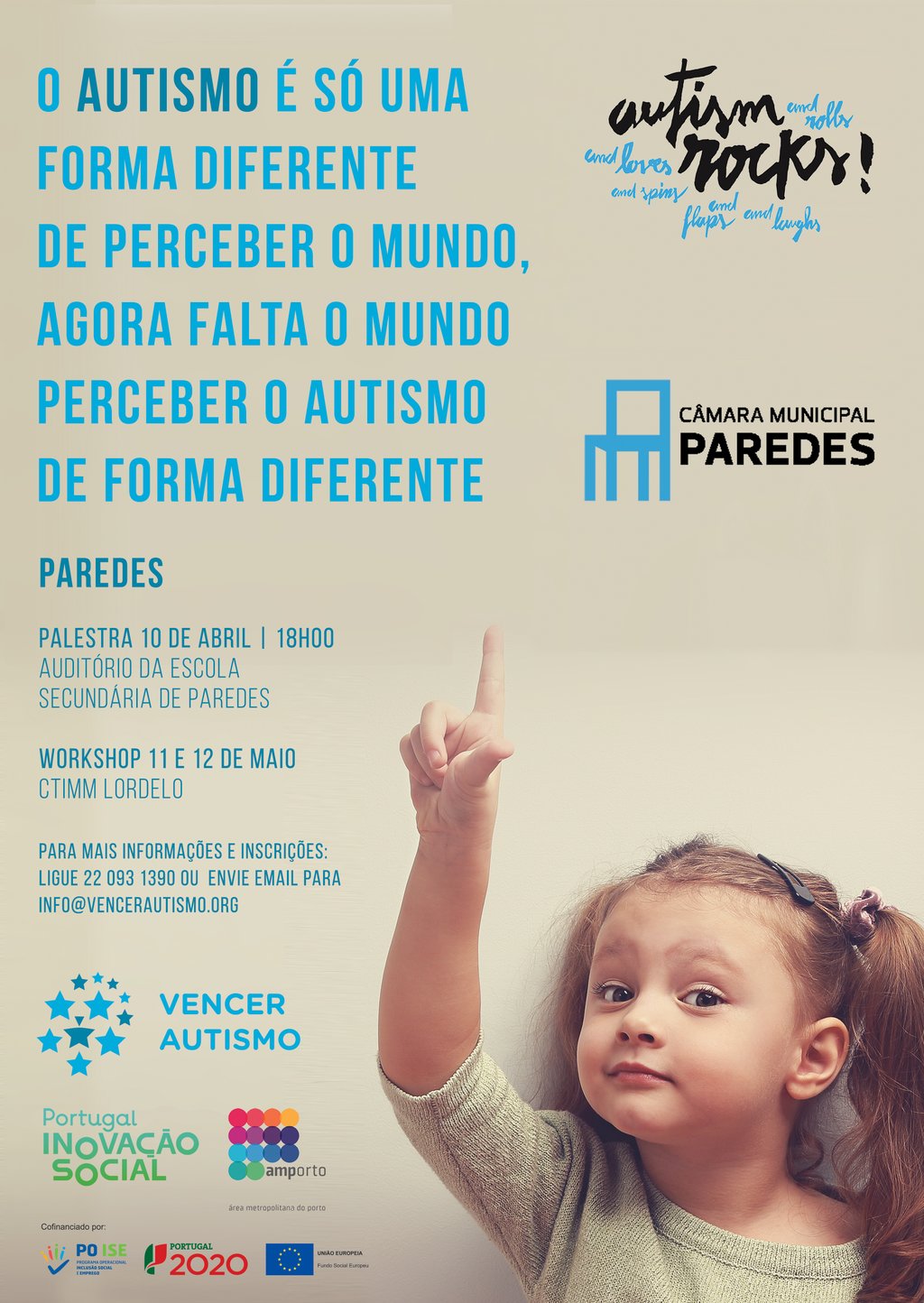 Município de Paredes apoia diversas iniciativas para a "Consciencialização do Autismo"