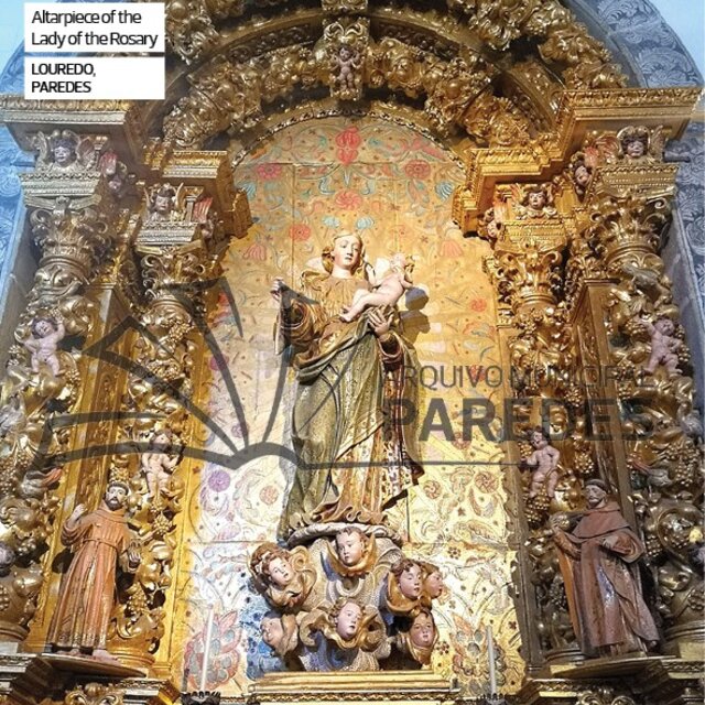 19. Retábulo da Senhora do Rosário, Louredo