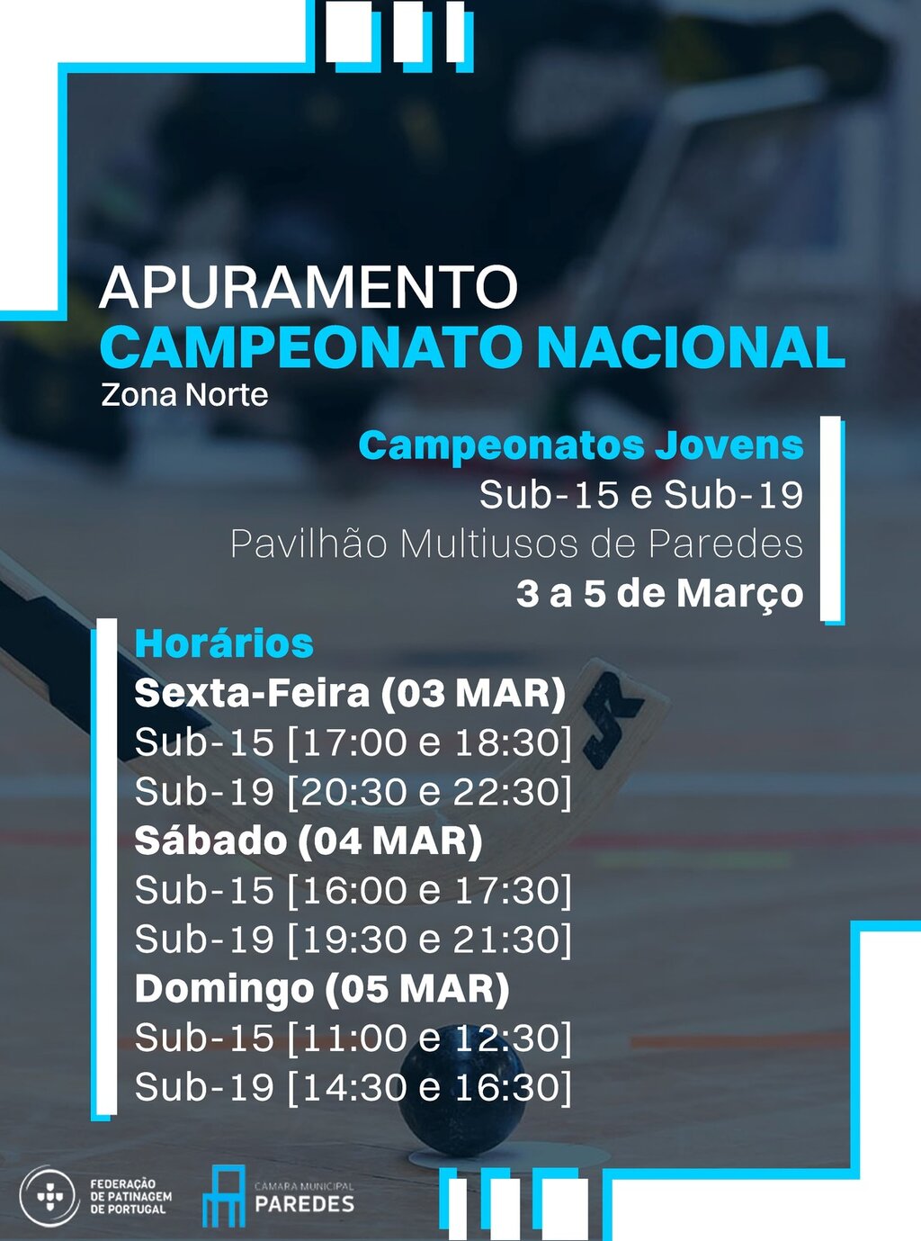 Apuramento Campeonato Nacional – Zona Norte – Campeonatos Jovens de Hóquei em Patins Mapa