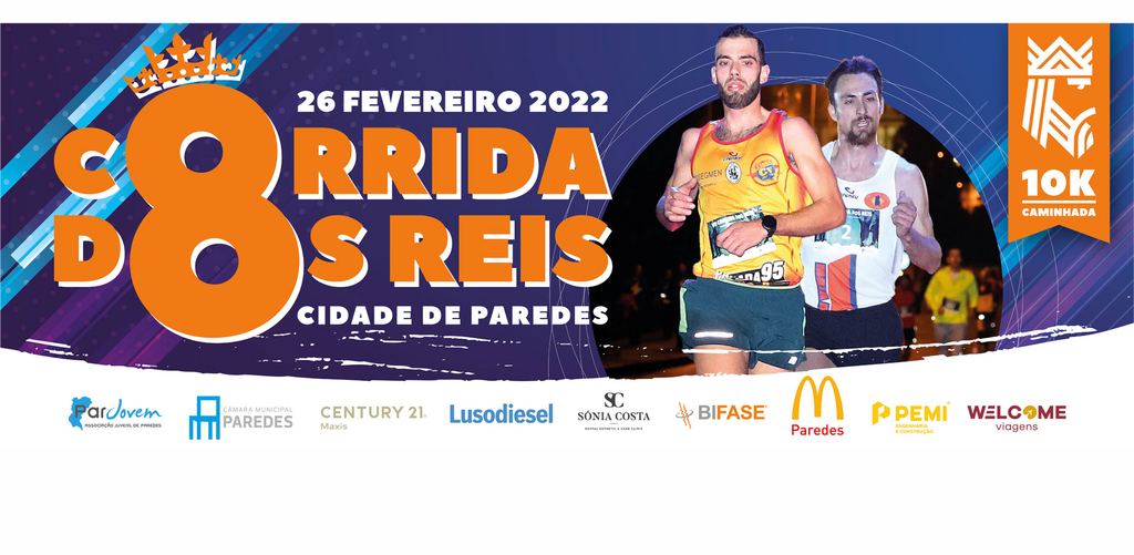 VIII Corrida dos Reis da Cidade de Paredes 2022
