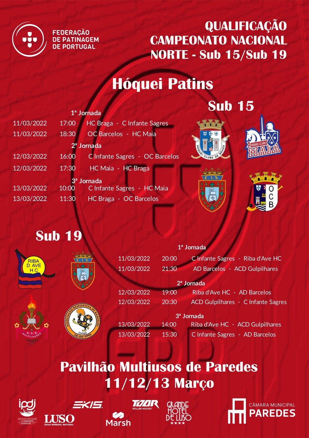 Campeonato Nacional de Hóquei Patins Sub 15 e Sub 19