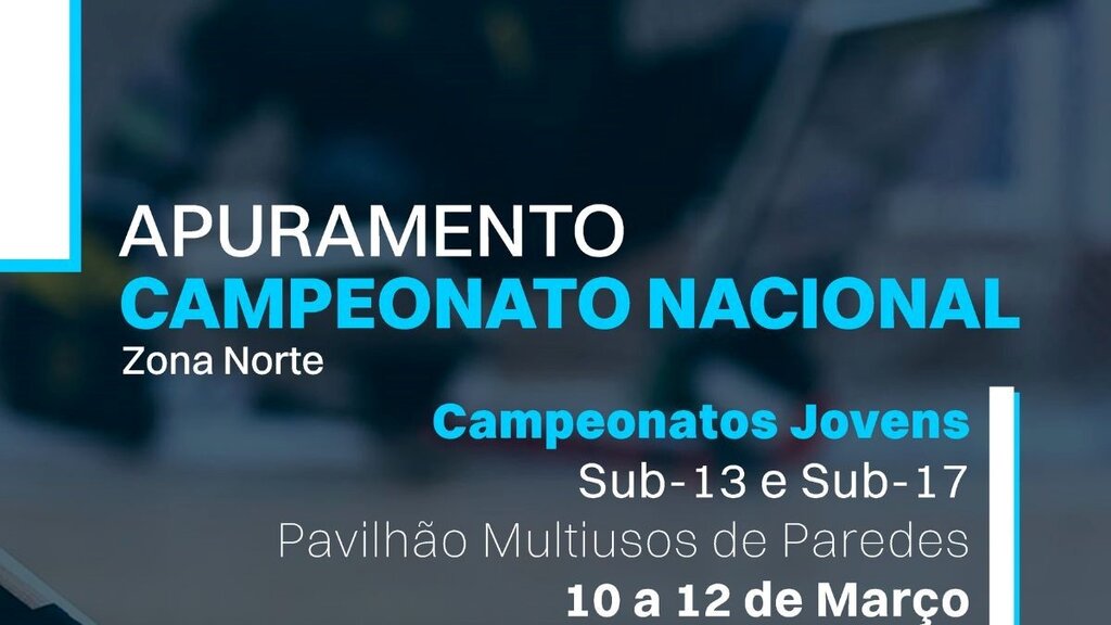 Apuramento Campeonato Nacional – Zona Norte – Campeonatos Jovens de Hóquei em Patins Sub-13 e Sub-17