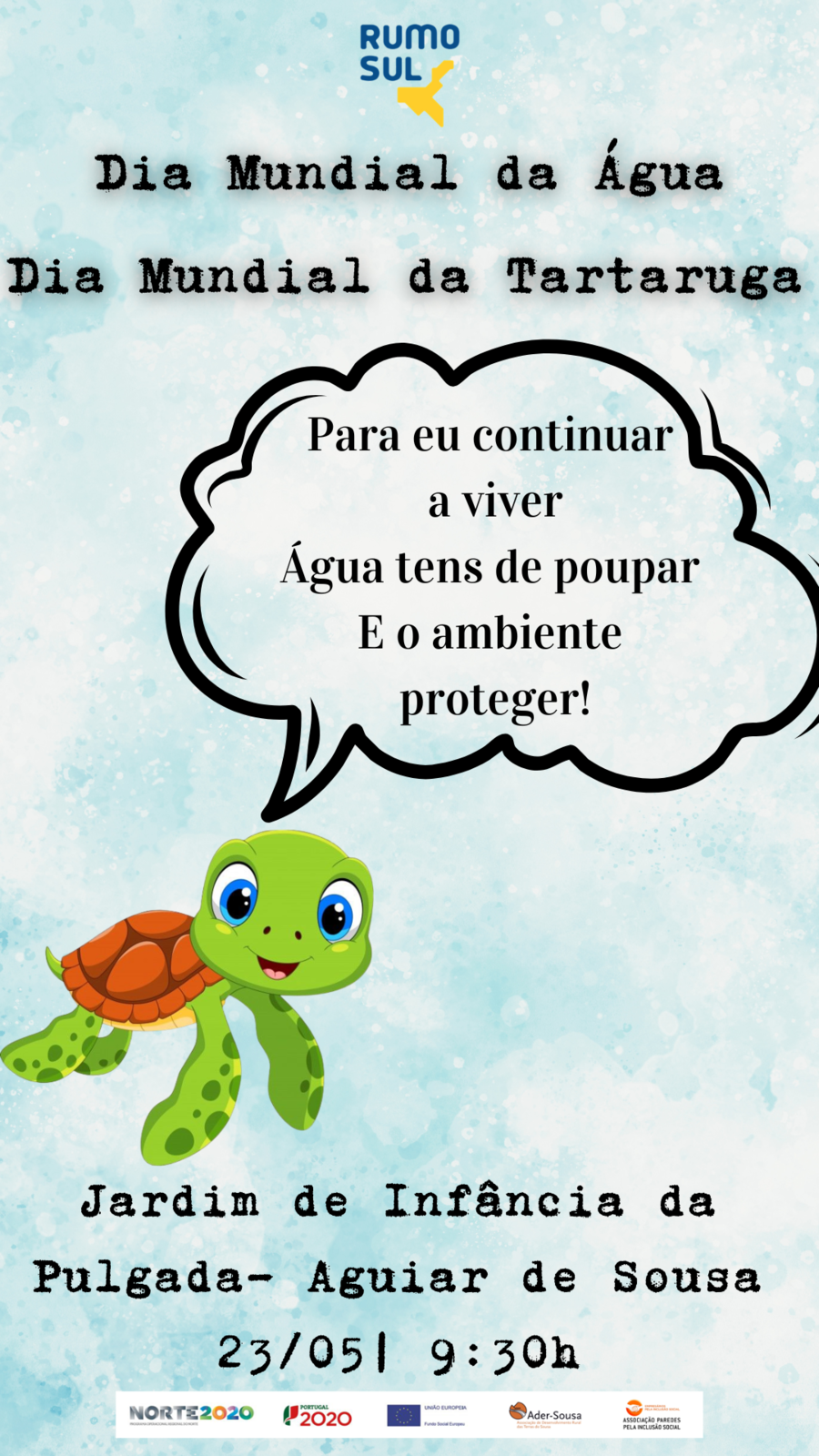 Atividade Dia Mundial da Água/Dia Mundial da Tartaruga