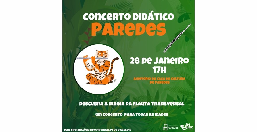 Concerto Didático "Descubra a Magia da Flauta Transversal" 