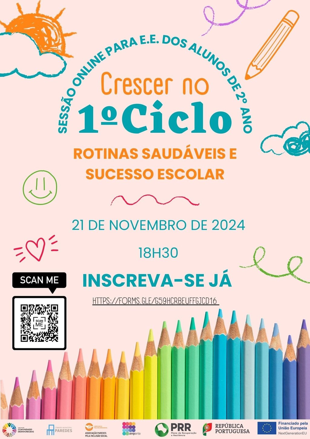 Crescer no 1º Ciclo: Rotinas Saudáveis e Sucesso Escolar
