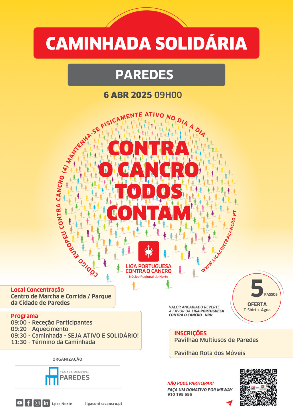 CAMINHADA SOLIDÁRIA DA LIGA PORTUGUESA CONTA O CANCRO