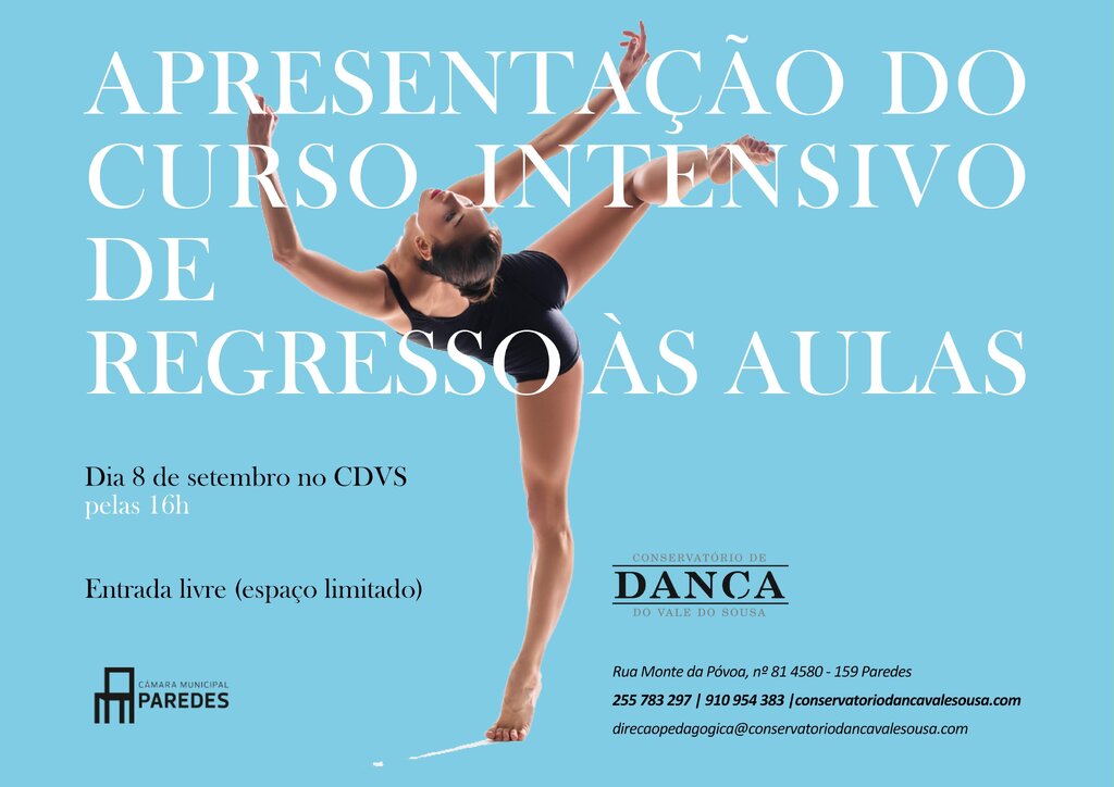 Apresentação do Curso Intensivo de Regresso às Aulas - Conservatório de Dança do Vale do Sousa