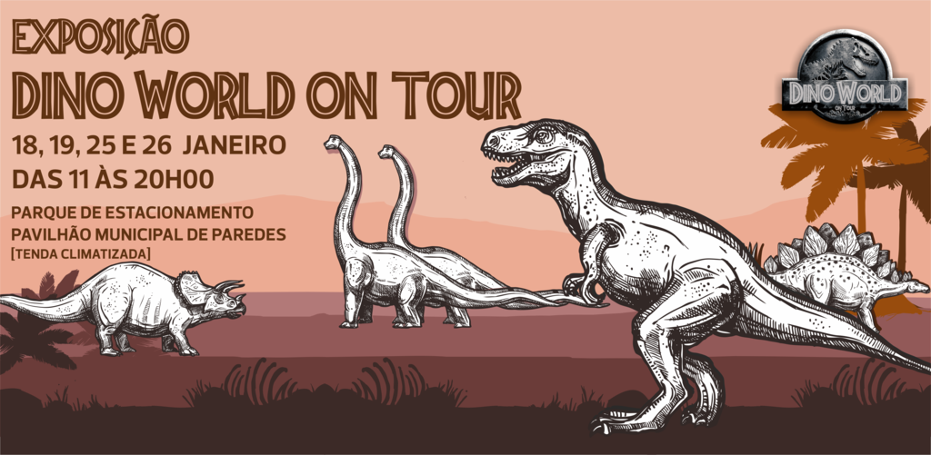 Exposição Dino World On Tour