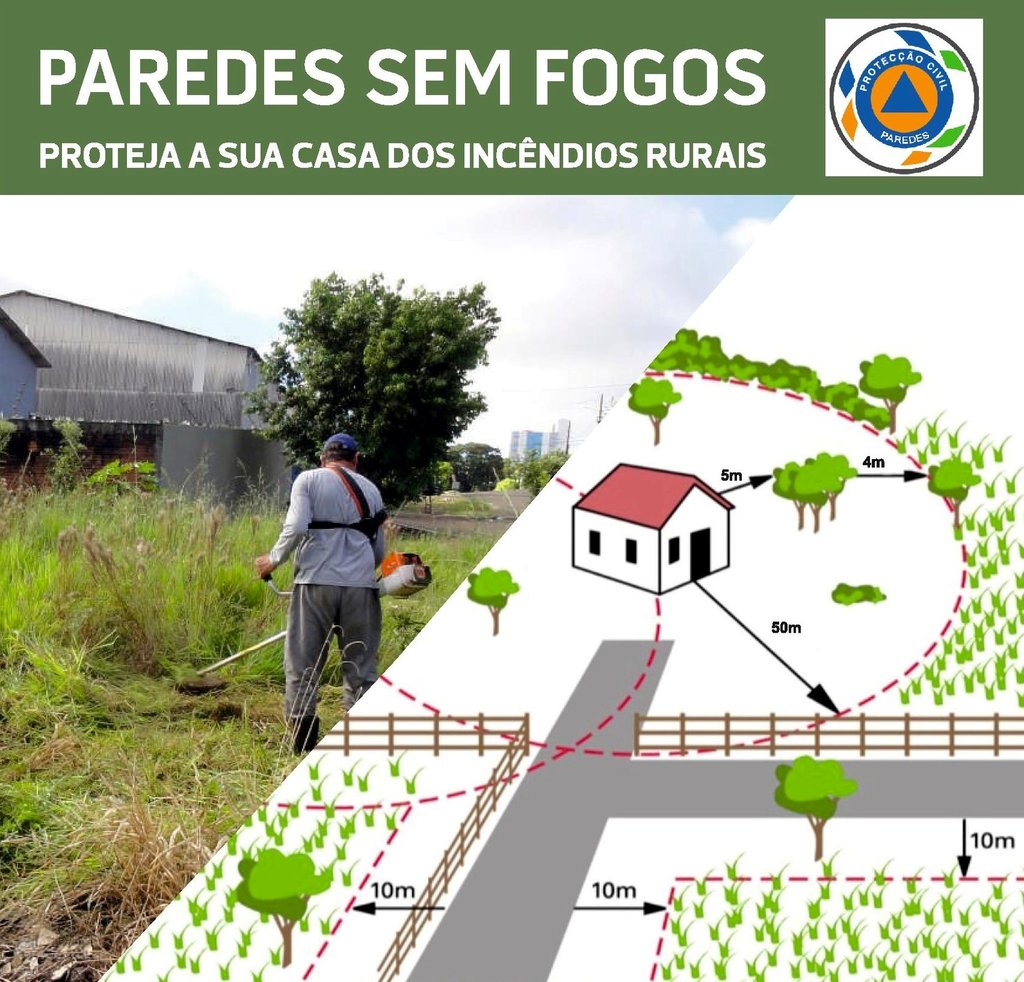 Autarquia lança campanha “Paredes sem fogos” e alerta para a limpeza de terrenos 