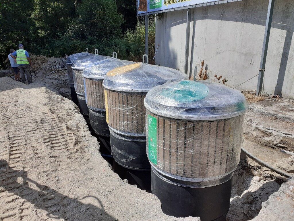 Município de Paredes colocou contentores semienterrados em Baltar, Parada de Todeia, Lordelo e Ga...