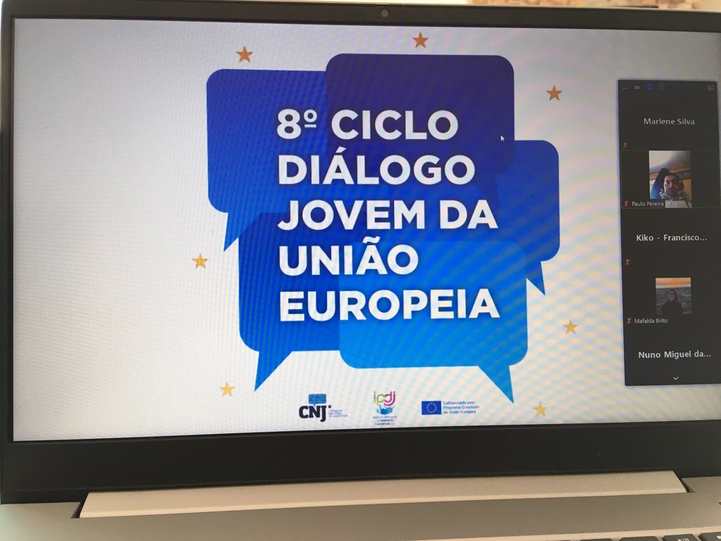 Paredes acolheu sessão online 8º Diálogo Jovem da União Europeia