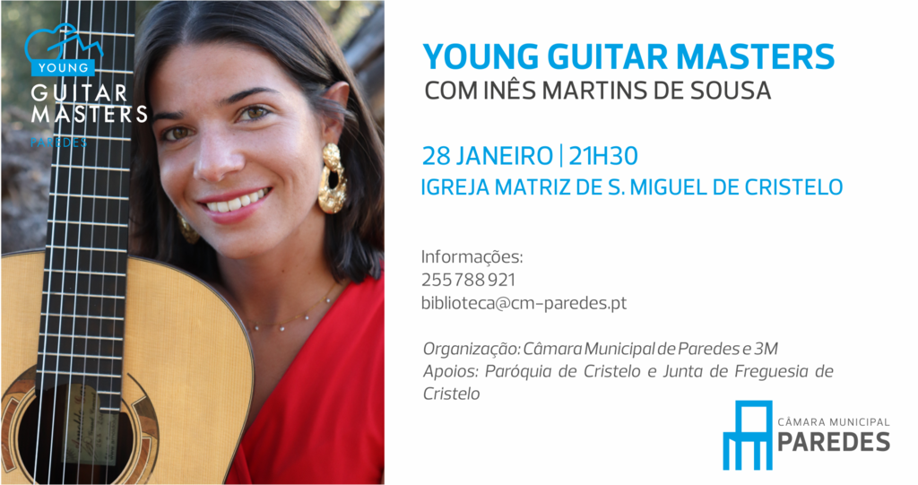 Young Guitar Masters: Igreja de Cristelo acolhe concerto de Inês Martins de Sousa