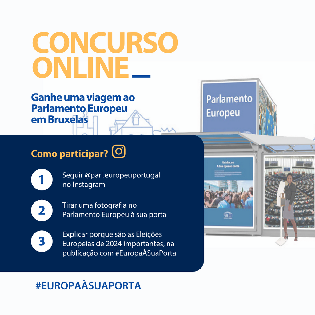 Parlamento Europeu à sua Porta