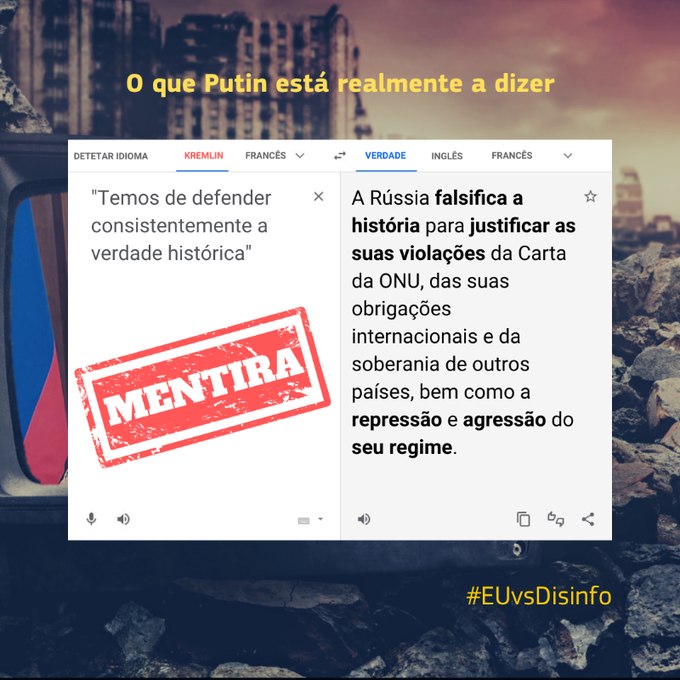 Desmistificando as mentiras do Kremlin