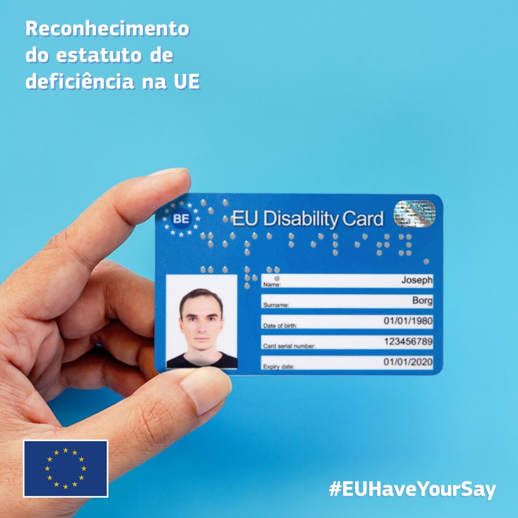 Cartão Europeu de Deficiência