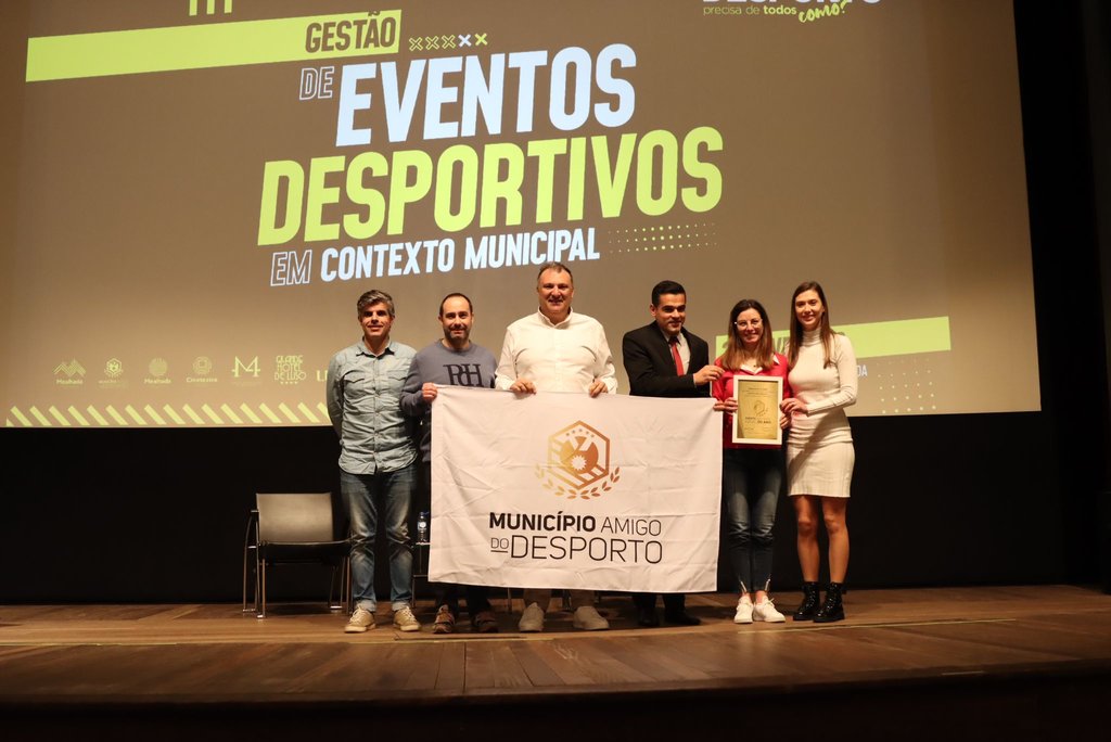 Município de Paredes distinguido com três prémios na Cerimónia "Eventos Desportivos Municipais" n...