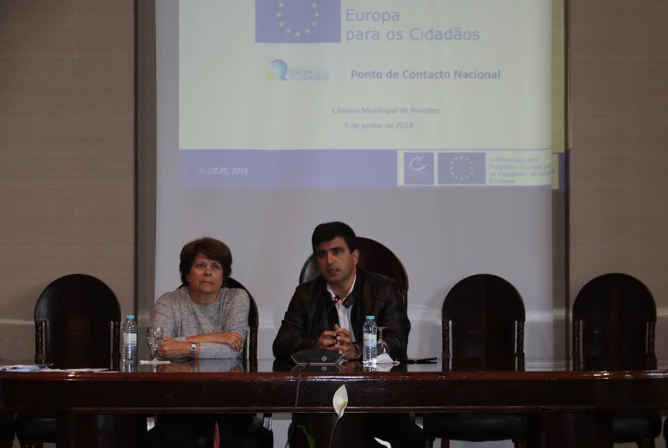 Paredes acolheu sessão de esclarecimento sobre “Programa Europa para os Cidadãos 2014-2020”