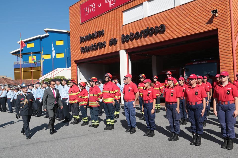 Bombeiros Voluntários de Rebordosa festejam 40 anos com anúncio de ampliação e requalificação do ...