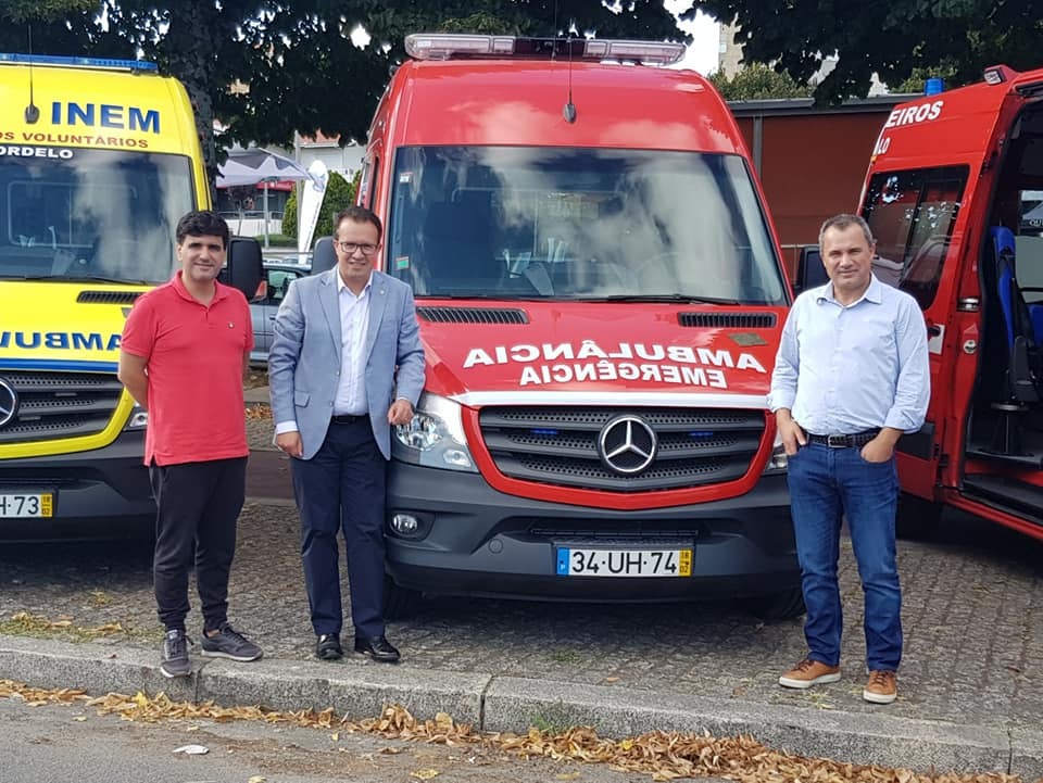 Feira de Saúde de Lordelo recebe a visita do autarca Alexandre Almeida