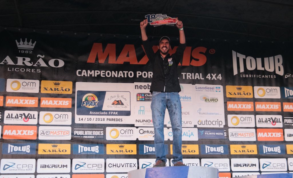 Paredes consagrou Cláudio Ferreira com o título de campeão nacional de Trial 4x4 