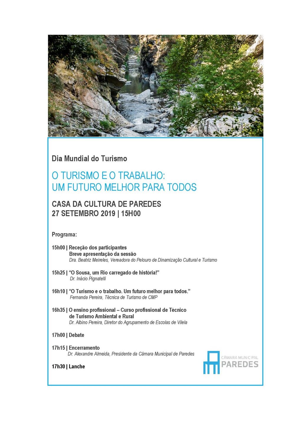 Programa - Palestra 