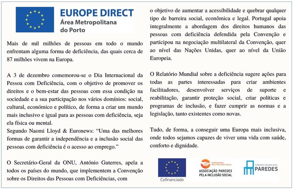 Dia Internacional da Deficiência