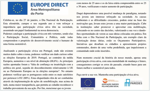 Dia Nacional da Participação