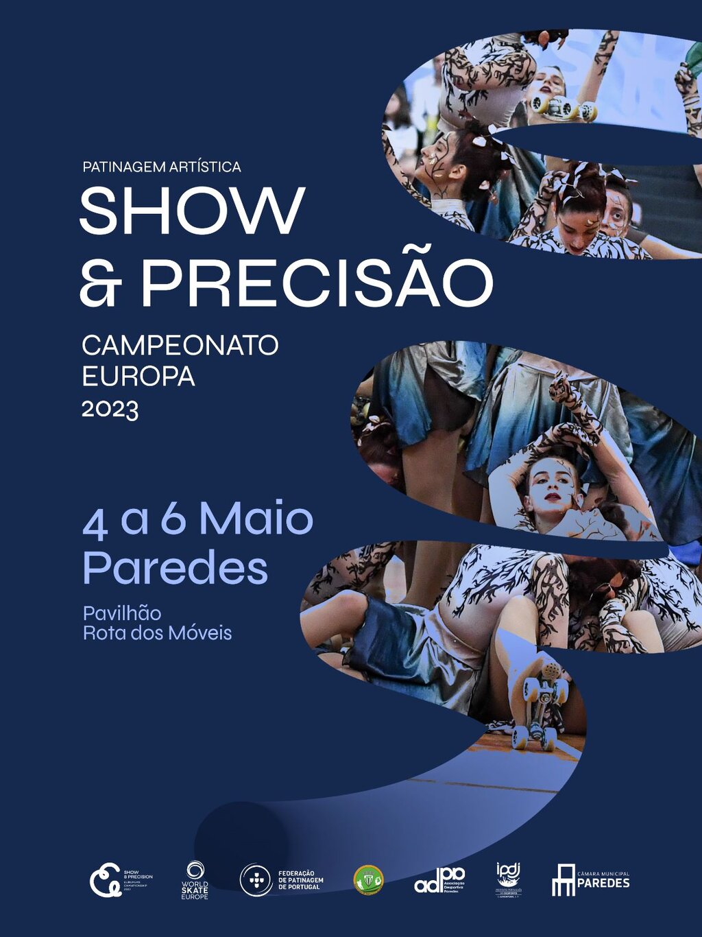 Cartaz Europeu de Patinagem