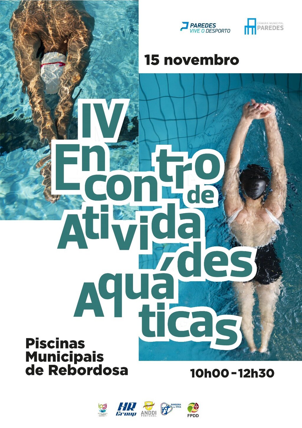 Cartaz Encontro Atividades Aquáticas