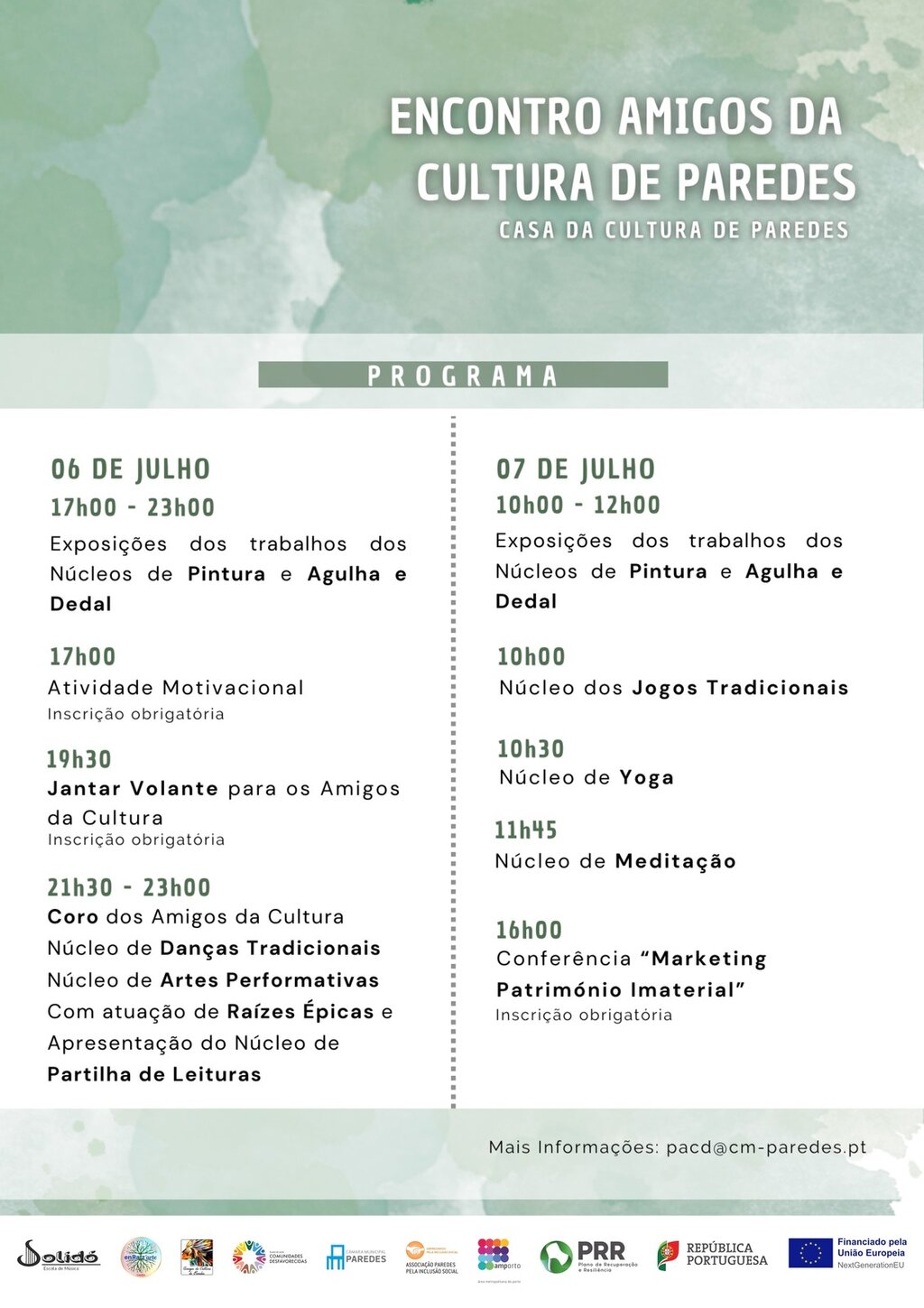 Encontro amigos da cultura