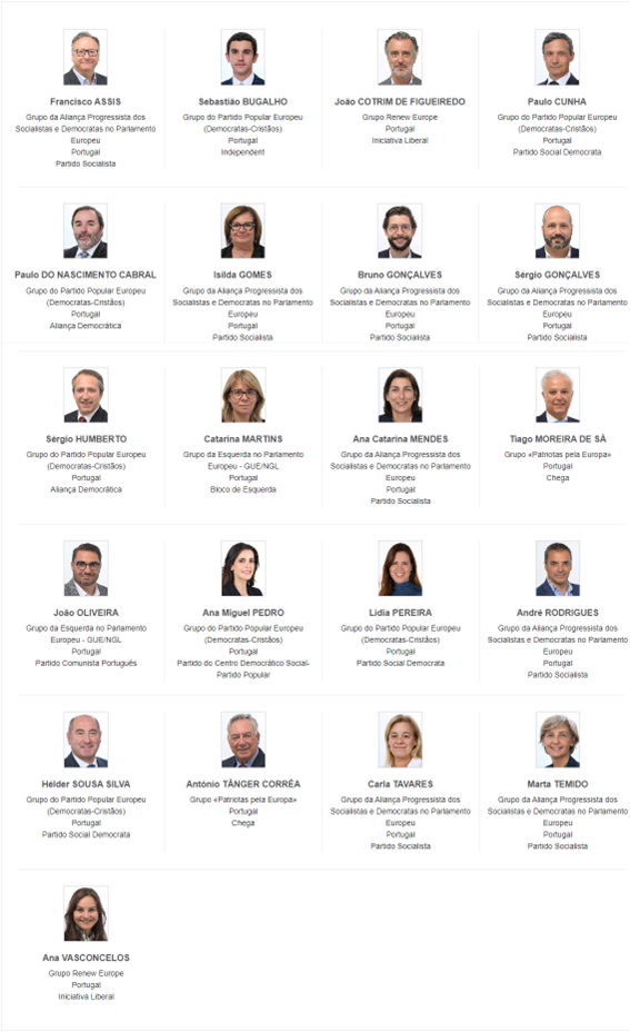 Deputados europeus
