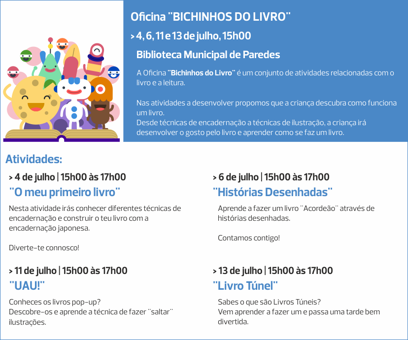 oficina bichinhos do livro
