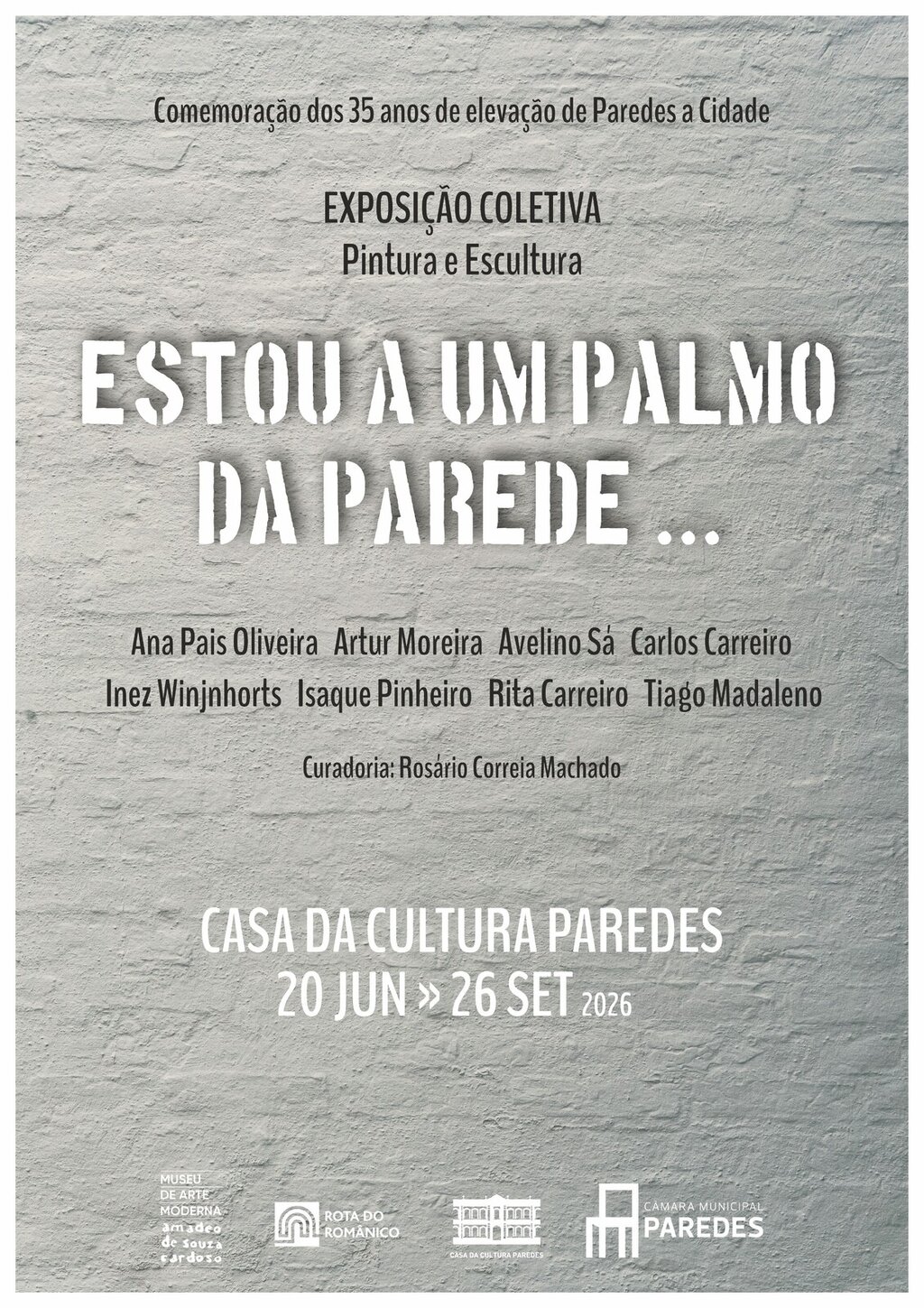 Cartaz Um palmo da Parede_set